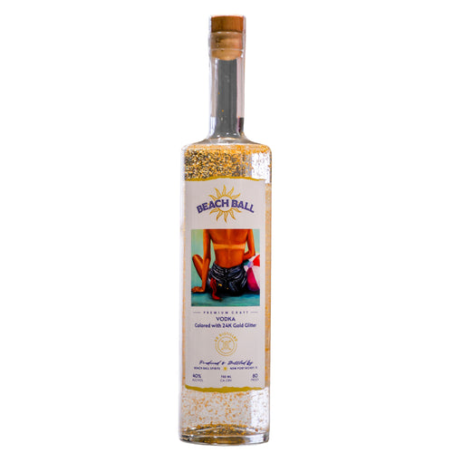 Beach Ball Vodka w/ 24k Gold Glitter